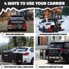 Mockins Hitch Mount Cargo Carrier Basket 60"x20"x6", Black - 2 of 4