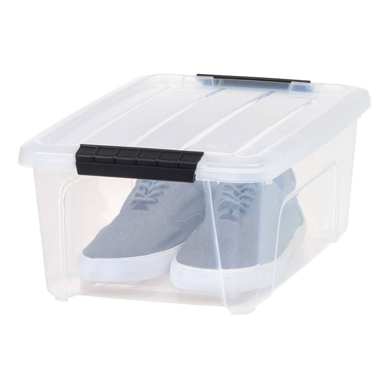 IRIS Plastic Storage Bins With Lids and Latching Buckles, 5 of 9