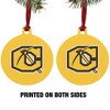 Cameron University Primary Logo Aluminum Holiday Christmas Tree Ornament - 2 of 4