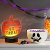Lit Acrylic Trick or Treat Jack Figurine - Hyde and EEK! Boutique™ Neon Orange - 2 of 3