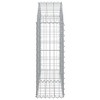 vidaXL White Iron 4-Floor Flower Stand with Wheels, Durable Plant Rack with Strong Frame and Versatile Storage Shelf, 17.3"x9.1"x31.5" - 4 of 4