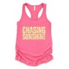 Simply Sage Market Chasing Sunshine Block Distressed Racerback Tank - 2 of 4