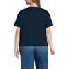 Lands' End Women's Oversized Supima Short Sleeve Crew Neck T-Shirt - 2 of 3
