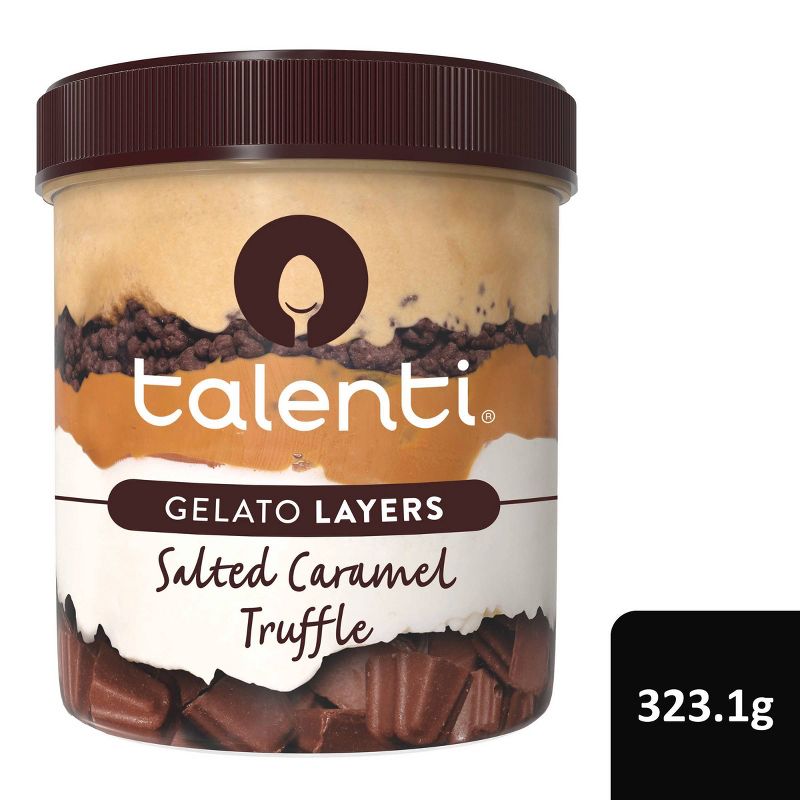 Talenti Gelato Layers Salted Caramel Truffle - 11.6oz, 1 of 12