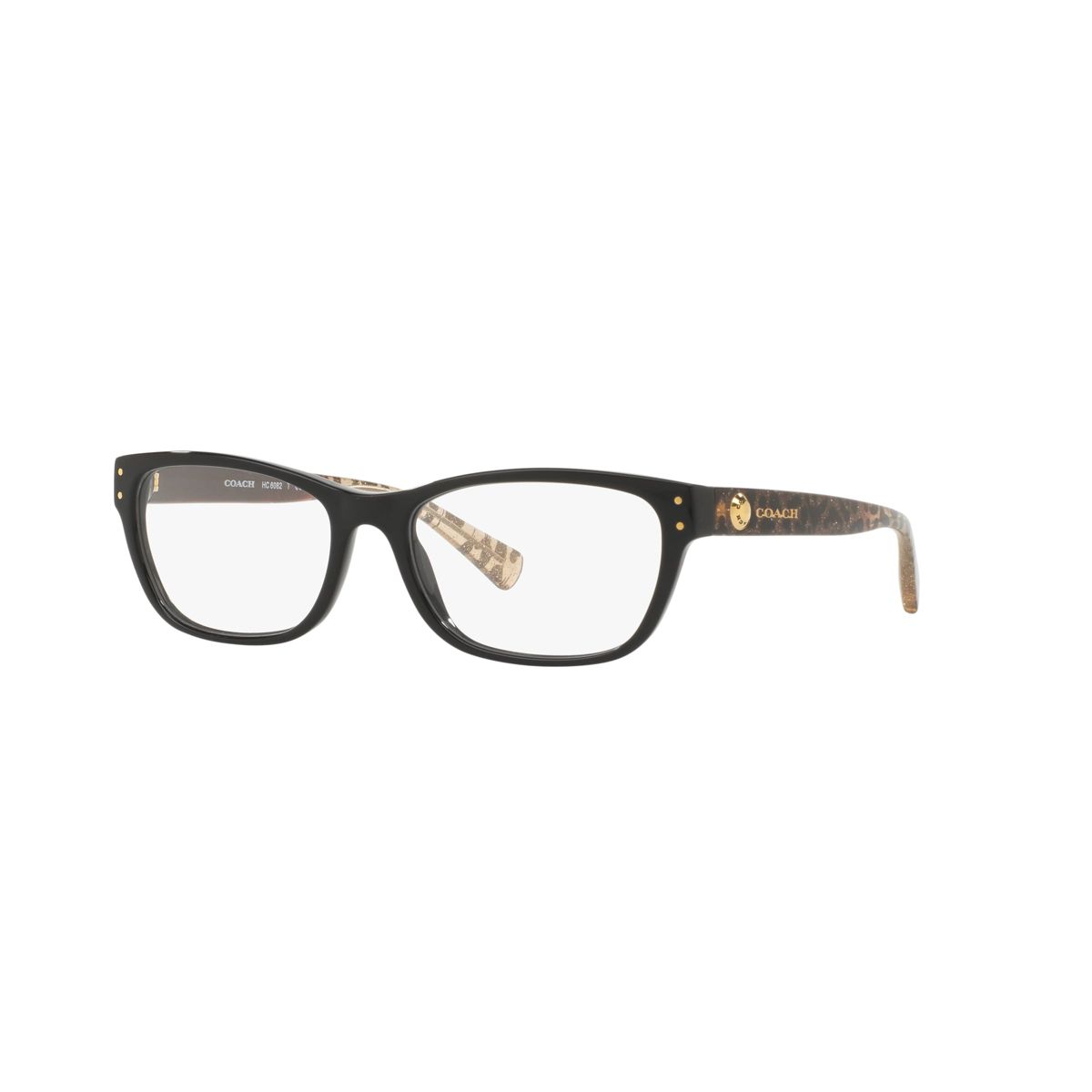 Coach HC6082 53mm Female Rectangle Eyeglasses - prescription-ready