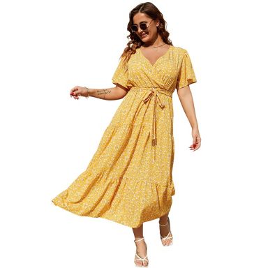 yellow holiday dresses Feriani Couture 18155 - Off-Shoulder Midi Dress 16 / Navy main image 0