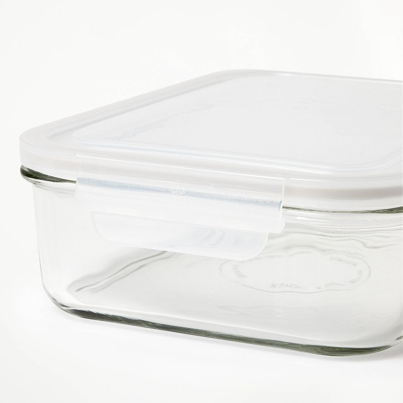 8 Cup Glass Food Storage Container Clear - Figmint&#8482;, 5 of 6