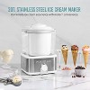 Nostalgia 2 Qt Stainless Steel Ice Cream Maker - 2 of 4