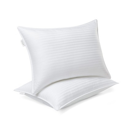 Beckham Hotel Collection Bed Pillows for Sleeping - Queen Size, Set of 2 -  Cooling, Luxury Gel Pillow for Back, Stomach or Side Sleepers 