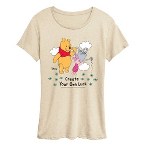 Women's - Disney - Create Own Luck Short Sleeve Graphic T-Shirt - 1 of 4
