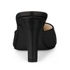 Allegra K Women's Casual Office Pointed Toe Slip-On Stiletto Slide Mules Heels - 4 of 4