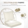Aoodor Outdoor Deep Seat Cushion Set, Waterproof Patio Furniture Cushions with Adjustable Straps & Removable Cover - 2 of 4
