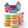 Big Dot of Happiness Firecracker 4th of July - DIY Shaped Red, White and Royal Blue Party Cut-Outs - 24 Count - 3 of 4