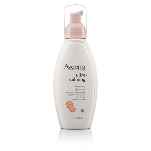 aveeno cleanser calming ultra foaming sensitive oz skin fl target