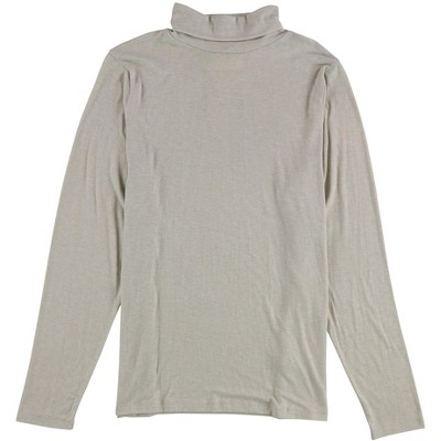 Lucky Brand Womens Mock Neck Layering Top Basic T-Shirt