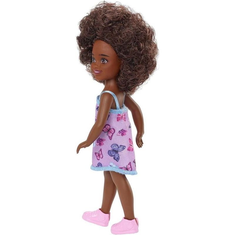 Barbie Chelsea Doll, Small Doll with Dark Brown Curly Hair, 4 of 7