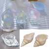 JDICTION 2 Pack Conch Silicone Molds, Seashell Candle Containers & Storage Trays, Resin Sea Snail Molds for DIY Concrete Succulent Planters - 4 of 4