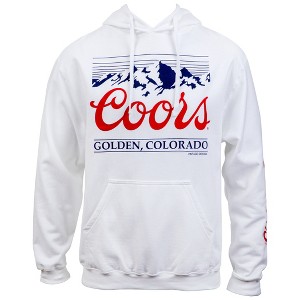 Mens Coors Golden Colorado Mountain Logo and Sleeve Print Hoodie - 1 of 4