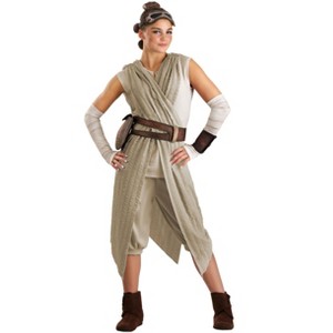 HalloweenCostumes.com Star Wars The Force Awakens Women's Rey Costume | Star Wars Costumes - 1 of 4