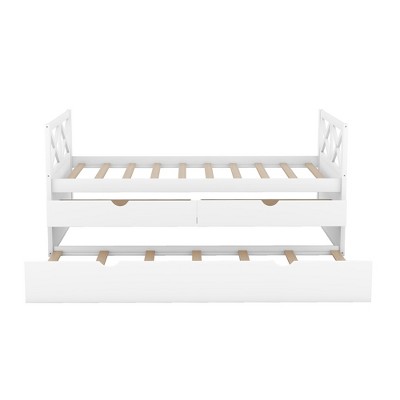 Bella Deport 78.8''W Daybed with Drawers and Trundle
