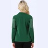 INSPIRE CHIC Women's Fringe Long Sleeve Button Down Disco Party Shirts - 4 of 4
