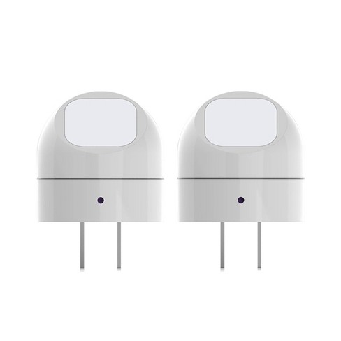 Globe Electric 2 Pack Led Auto On/off Rotating Night Lights: Wall 