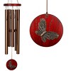 Woodstock Wind Chimes Signature Collection, Woodstock Habitats Chime, 26'' Bronze Butterfly Wind Chime HCBRB - image 3 of 4