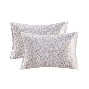 Gracie Mills Coralie 2-Peice Satin Pillowcase Set - 1 of 4