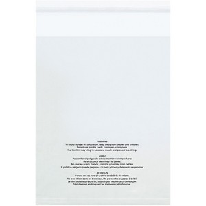 9" x 12" Reclosable Poly Bags 1.5 Mil Clear 100/Carton (PMV091215100) - 1 of 1