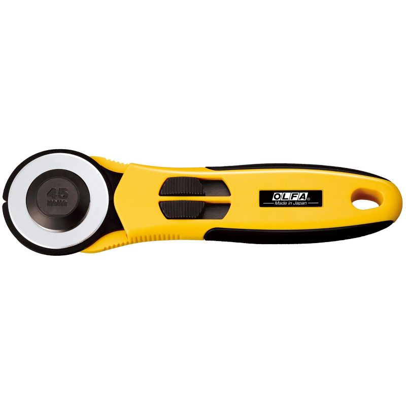 OLFA Quick-Change Rotary Cutter w/Dual Blade Guard 45mm, 2 of 8