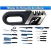 5 Star Super Deals Handheld Knife Sharpener - Multi Function Kitchen 4 in 1 w/ Adjustable Ceramic, Tungsten Steel, Diamond Rod & Scissor Sharpener - 3 of 4