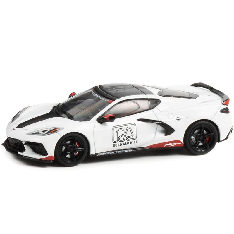 2020 Chevrolet Corvette C8 Stingray "Road America Official Pace Car" 1/43 Diecast Model Car by Greenlight, 2 of 4