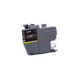 Brother LC401 Yellow Standard Yield Ink Cartridge Prints Up to 200 Pages (LC401YS) - 1 of 3