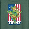 Women's - Teenage Mutant Ninja Turtles - USA Turtles Lightweight French Terry Wide Neck Long Sleeve Shirt - 2 of 4