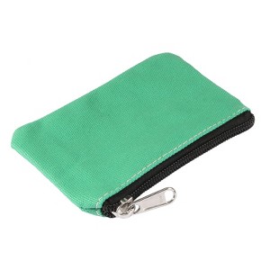 Unique Bargains Canvas Portable Home Change Coin Purse Pouch Bags with Zipper - 1 of 4
