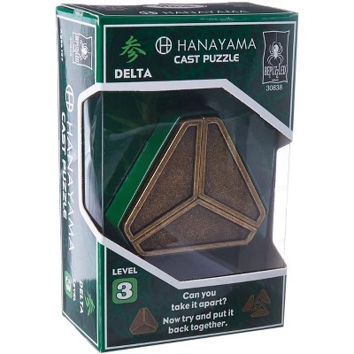 BePuzzled Delta Hanayama Cast Metal Brain Teaser Puzzle, Level 3, Ages 12+, Brainteaser