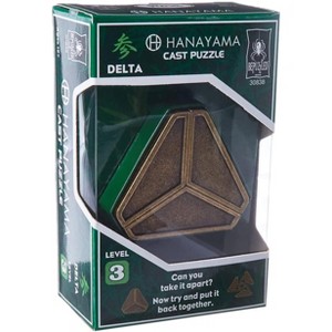 BePuzzled Delta Hanayama Cast Metal Brain Teaser Puzzle, Level 3, Ages 12+, Brainteaser - 1 of 4