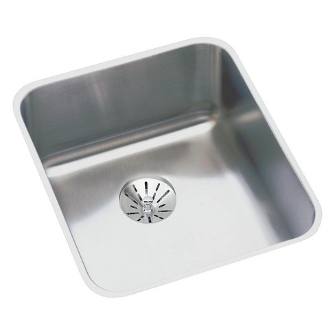 Elkay Eluhad131655pd Gourmet 16 Single Basin Undermount Stainless Steel Kitchen Sink Stainless Steel