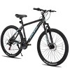 BAMCBASE Sedona Mountain Bike for Men Women, 26" 27.5" Aluminum Alloy MTB with Shimano 21 Speeds, Fork Suspension - 2 of 4