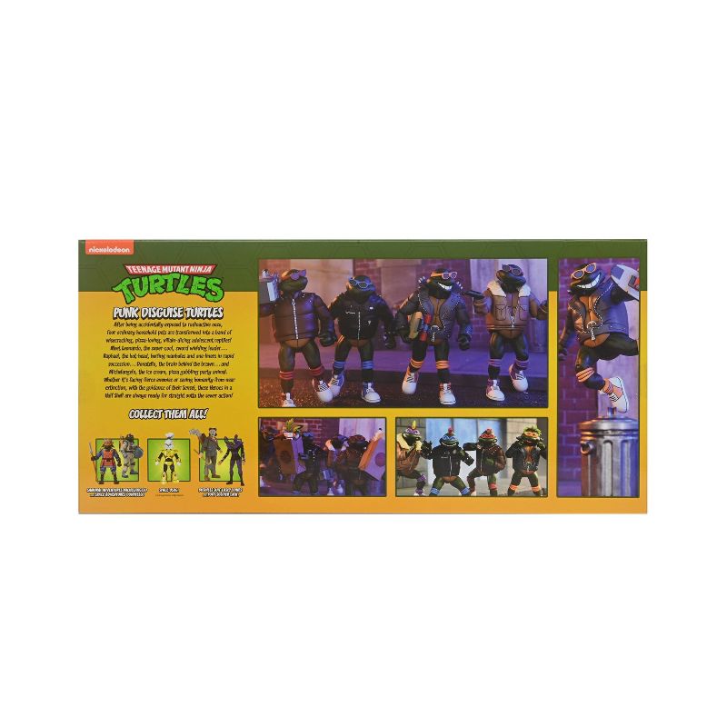 NECA Teenage Mutant Ninja Turtles Disguise PunkTurtles 7&#34; Scale Action Figure - 4pk, 3 of 6