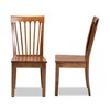 2pc Minette Wood Dining Chair Set - Baxton Studio - 3 of 4