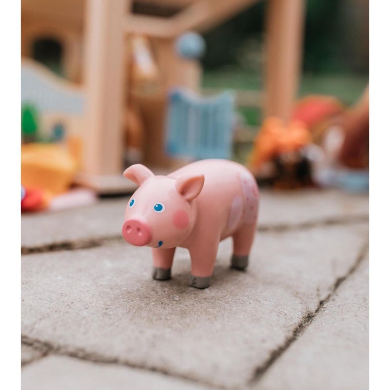 HABA Little Friends Pig - 3.5" Farm Animal Toy Figure, 3 of 7