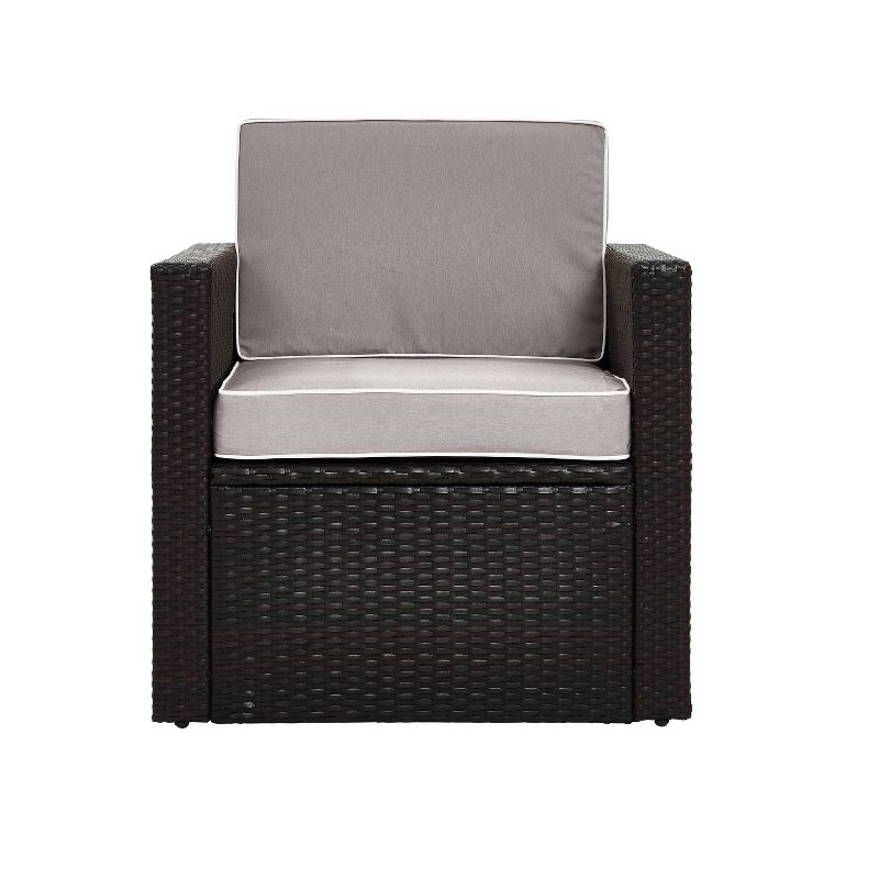 Crosley Palm Harbor Outdoor Wicker Arm Chair, 4 of 9