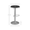 Meridian Furniture,Brody Black Velvet Adjustable Stool - 4 of 4