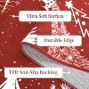 Christmas Washable Area Rug, Non Slip Low Pile Non Shedding Throw Carpet, Soft Mat for Living Room Bedroom Dinning Room Holiday Decor - 2 of 4