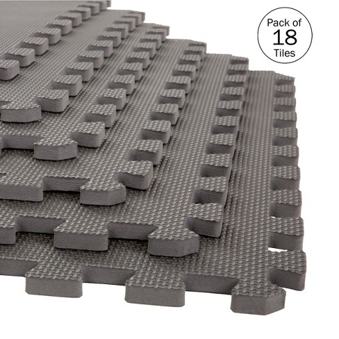 Waterproof Interlocking EVA Foam Basement & Gym Mats 5/8 Premium