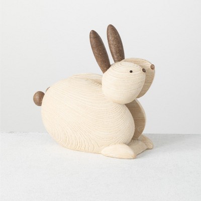 Sullivans Bunny Napkin Holder Figurine 6"H Off-White