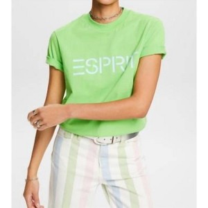 Women's Logo Crewneck Cotton T-Shirt - Esprit - 1 of 4