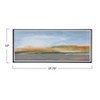 Storied Home Abstract Watercolor Landscape in Metal Frame - 2 of 4