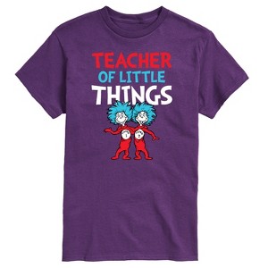 Men's - Dr. Seuss - Teacher Of Little Things Short Sleeve Graphic T-Shirt - 1 of 4